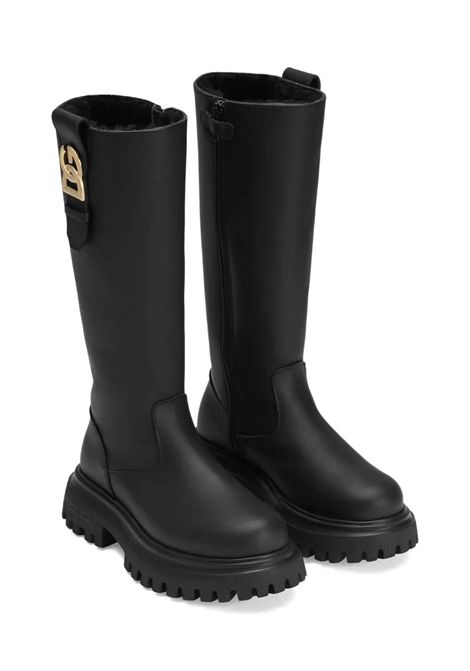 Stivale con logo DOLCE & GABBANA KIDS | D11344 A6L6980999